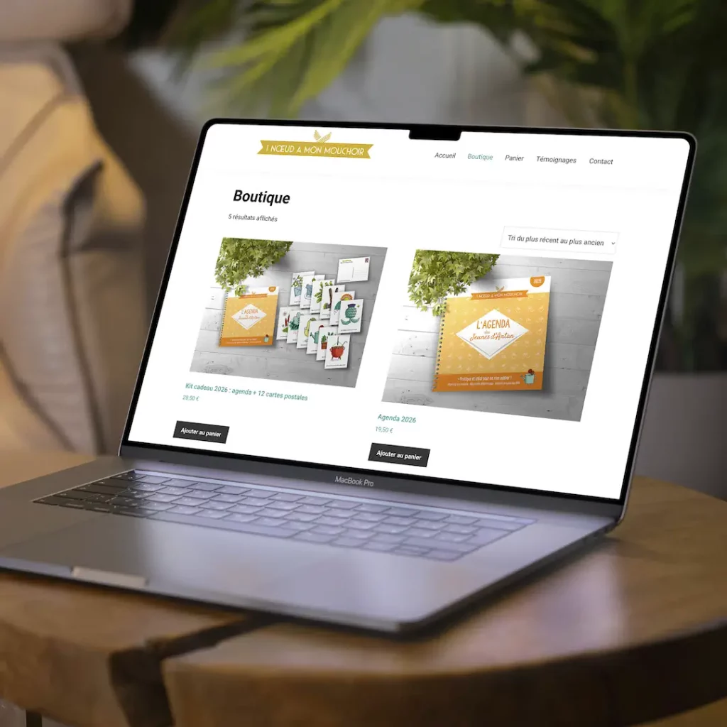 site de vente en ligne simple et efficace
