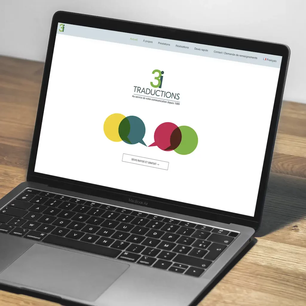site vitrine multi-langues traduction humaine en 4 langues