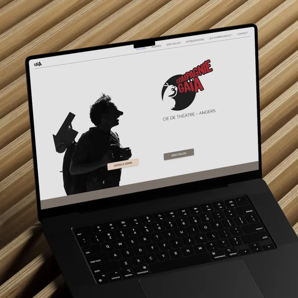 site internet pour compagnie de théâtre