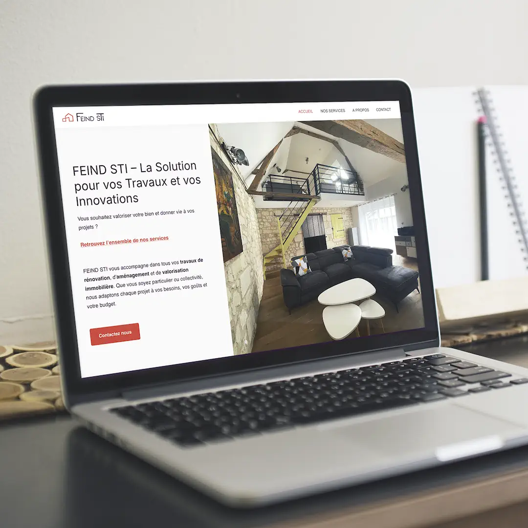 site vitrine one-page
